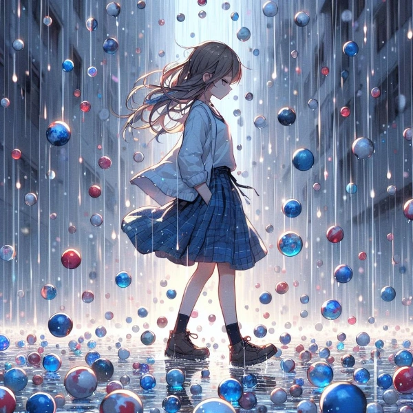 ビー玉が降る街