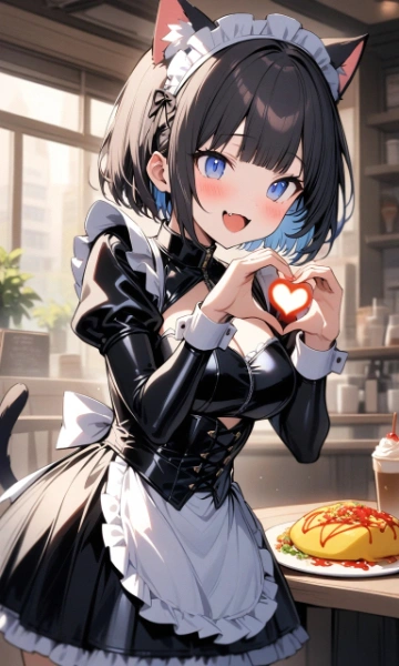 オムレツに愛をこめる練習