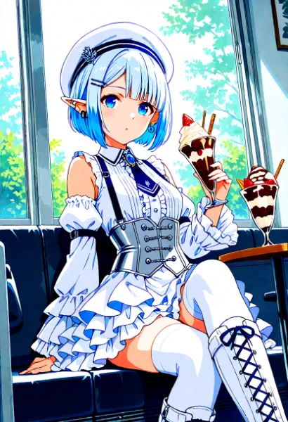 甘さの静影が空に浮かび、やさしい余白が胸に舞う