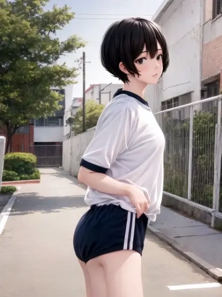 体操服の女の子