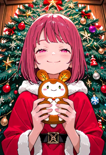 ピンクサンタのぬいぐるみ大作戦