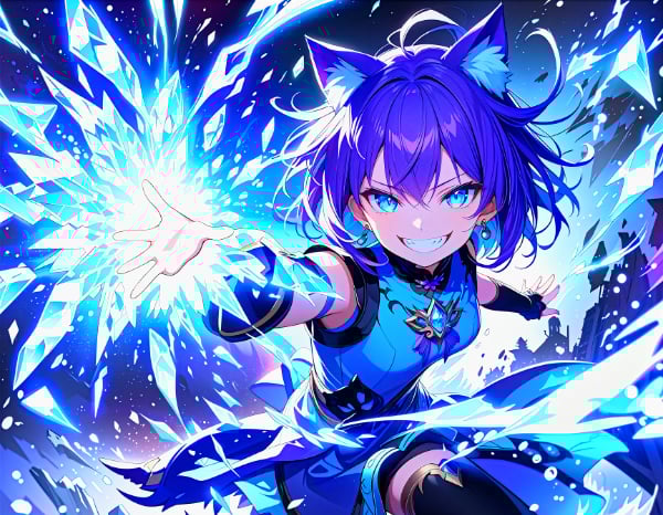 必殺！アイスフィンガー！