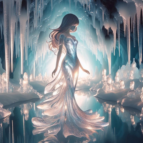 氷柱ライトアップ