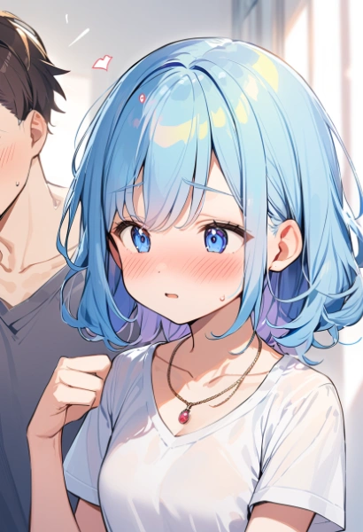 胸じゃなくてペンダント見てよ…