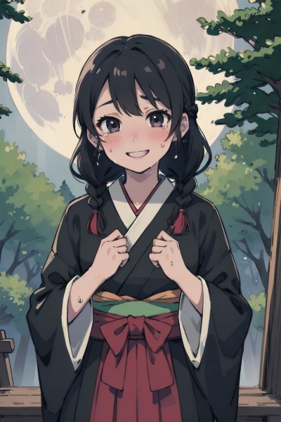 お絹ちゃん。掲載剥がした鬼神喰らう人の物語のメインヒロインさん