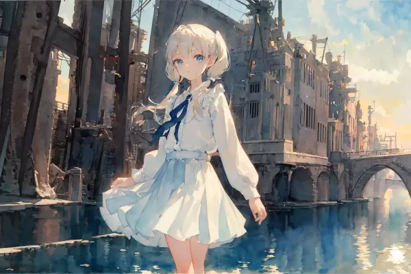 崩壊世界と女の子