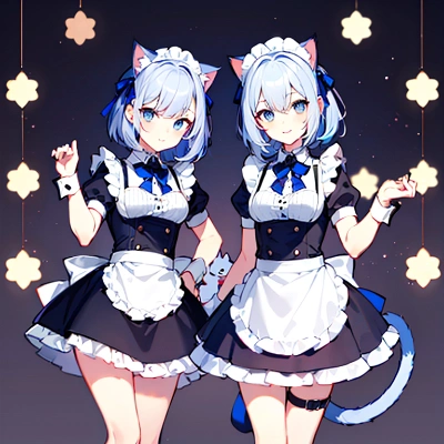 双子のメイドちゃん