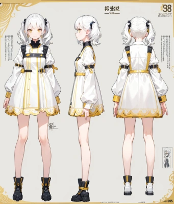 ＃Vtuberの3面図みたい