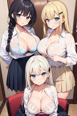巨乳3姉妹