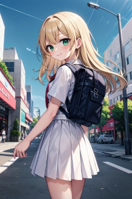 金髪の女の子