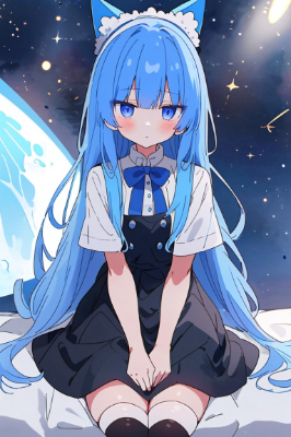新世界の青髪姫