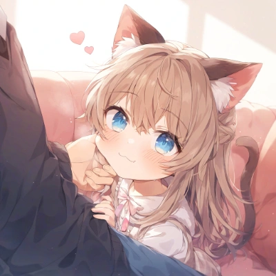 甘えてくる猫耳ちゃん