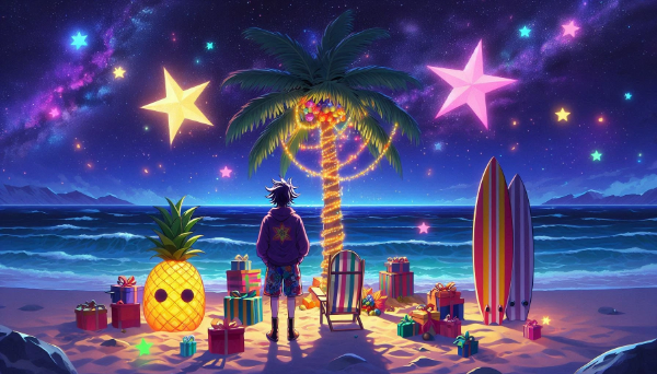 サマークリスマスツリー