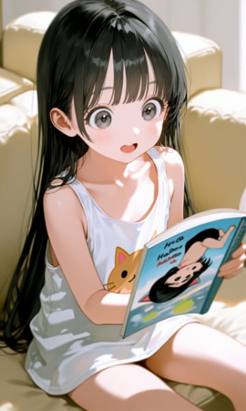 逆立ちのやり方を学んだ少女