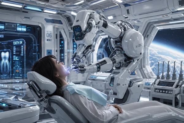 完全自動歯科治療AIロボットによる虫歯治療