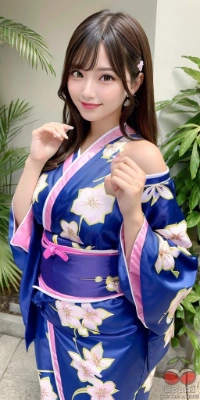 【限定】浴衣を着て歩くと、なんだか気分がウキウキするよ♪あなたと一緒に浴衣デート、楽しみだな♪