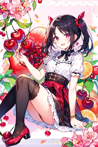 【R15】さくらんぼとセミロング少女～カムバック、ShiratakiMix！～（10枚）