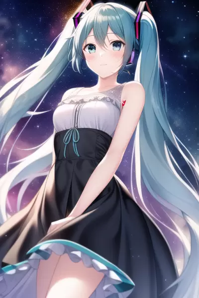 宇宙と初音ミク