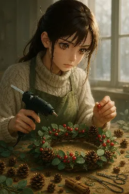 リース作りのサムネイル