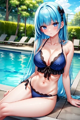 プールサイド