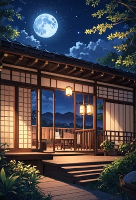 秋が待ち遠しい月夜
