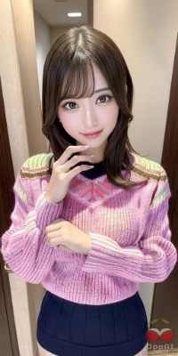 【限定】ニットを着ると、あたたかくて cozy な感じがする