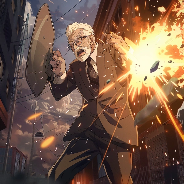 この盾で守……ぐわあぁ！！