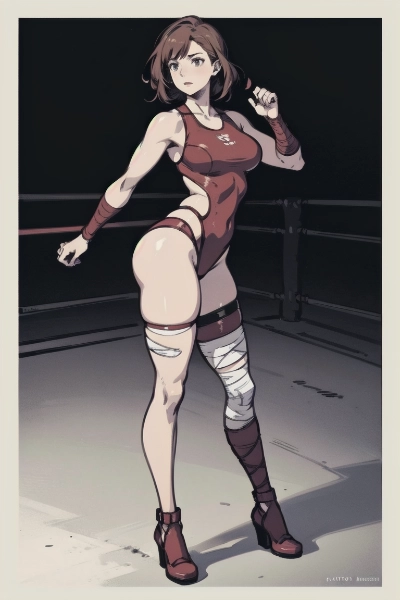 女子プロレスラーお母さん