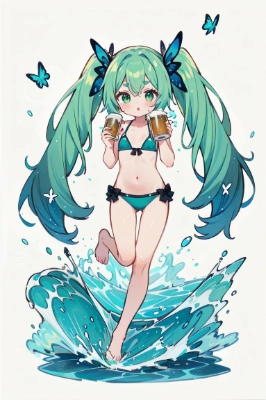 ミクさんビキニ