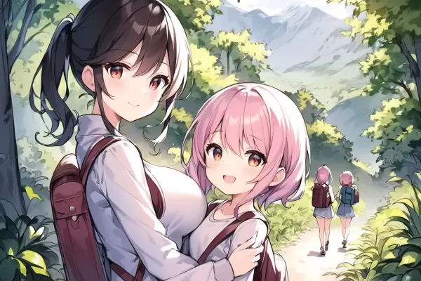 ママと一緒にハイキング🤗