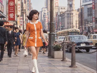 銀座、1968年