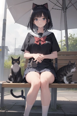 ねこ優先席