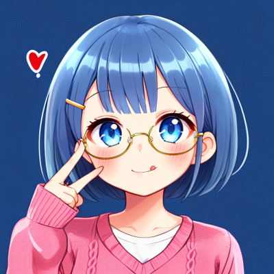 創作キャラ　波良留衣（アイコンver）