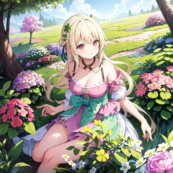 花とのたわむれ