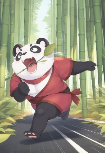 笹食ってる場合じゃねえ！！