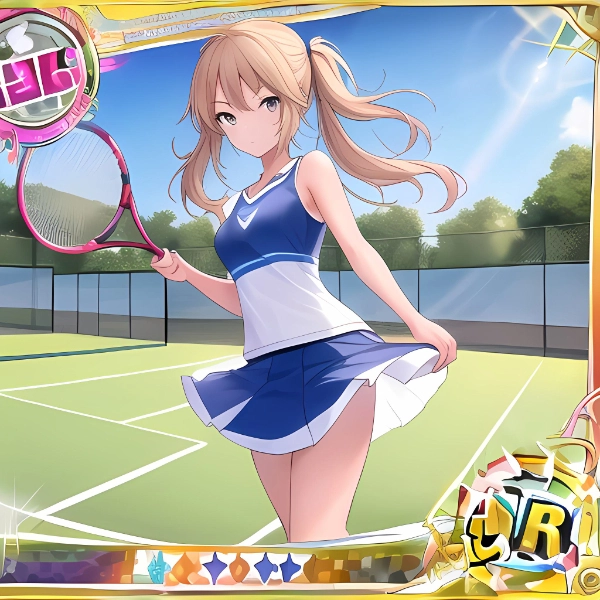 No.321 【コートのテニスガール】