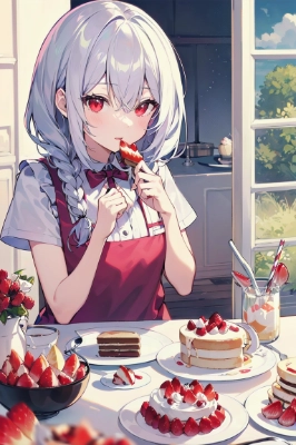 いちご、ショートケーキパラダイス