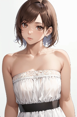 ショートヘアー美女