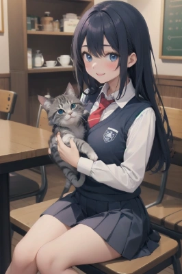 JKちゃんと子猫