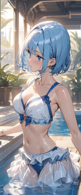 午後のプール