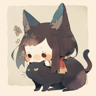 猫食べる