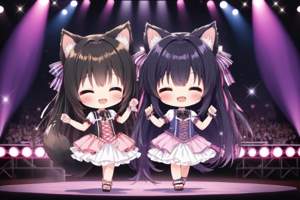 ちびにゃんたちのアイドルデビュー