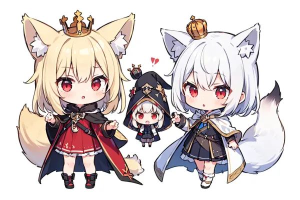 王様なきつね娘