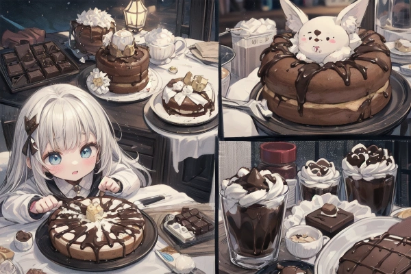 チョコレートケーキぴくたーず