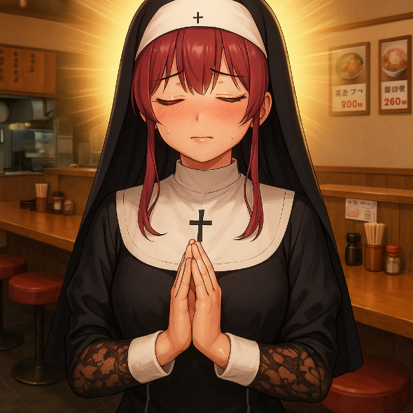 深夜ラーメン、神よお許しを──