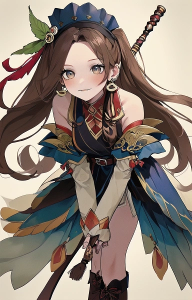 武闘派部族の女戦士