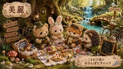 こもれび森の秘密のピクニック