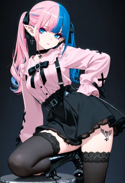 ゴシックな二色の魅惑