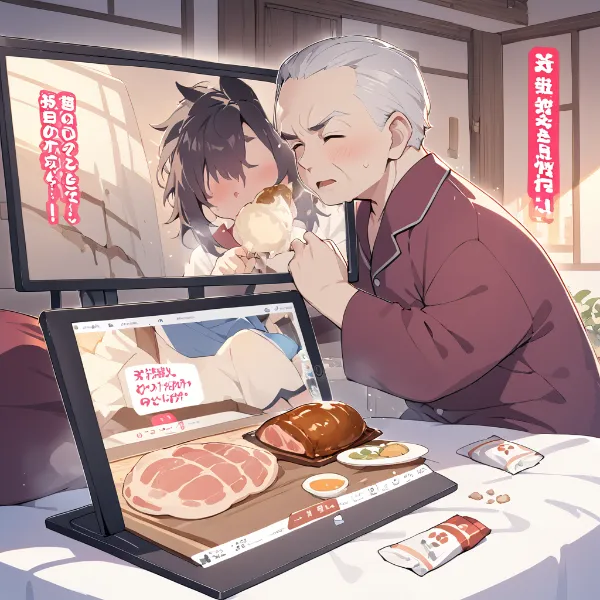 おじいちゃんの癒しタイム