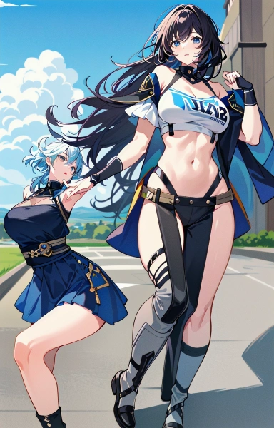 悪役レスラーコンビ